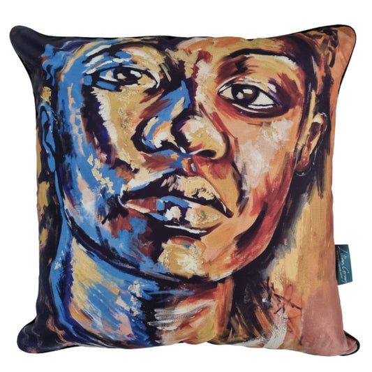 Nubia (Cushion) Lillian Gray Merchandise JULIE MILLER AFRICAN CONTEMPORARY