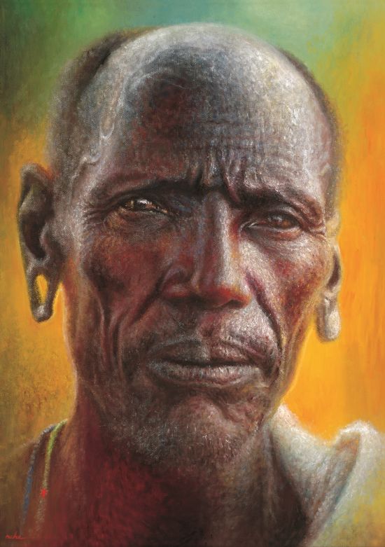 Samburu Elder Grant Oxche Prints JULIE MILLER AFRICAN CONTEMPORARY