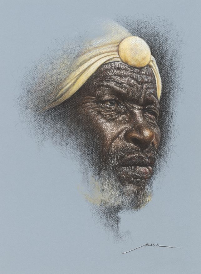 Konso Elder Mekhala van der Schyff Prints JULIE MILLER AFRICAN CONTEMPORARY