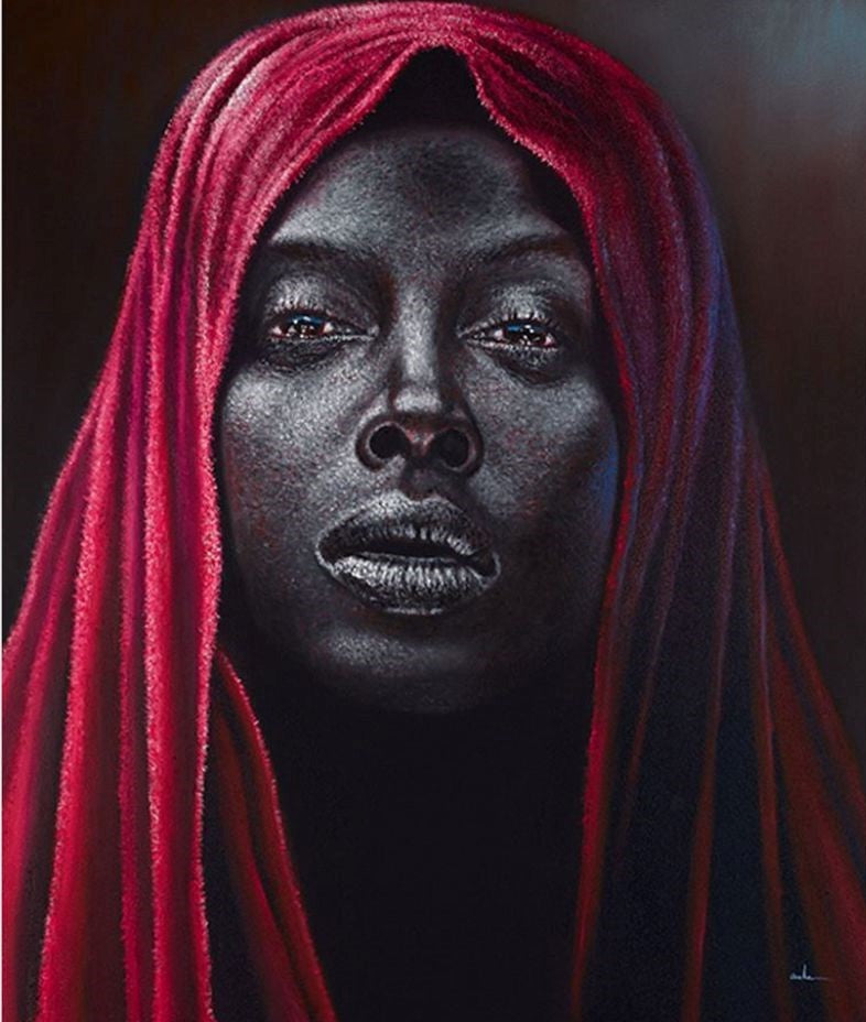 Veiled Beauty Grant Oxche Prints JULIE MILLER AFRICAN CONTEMPORARY