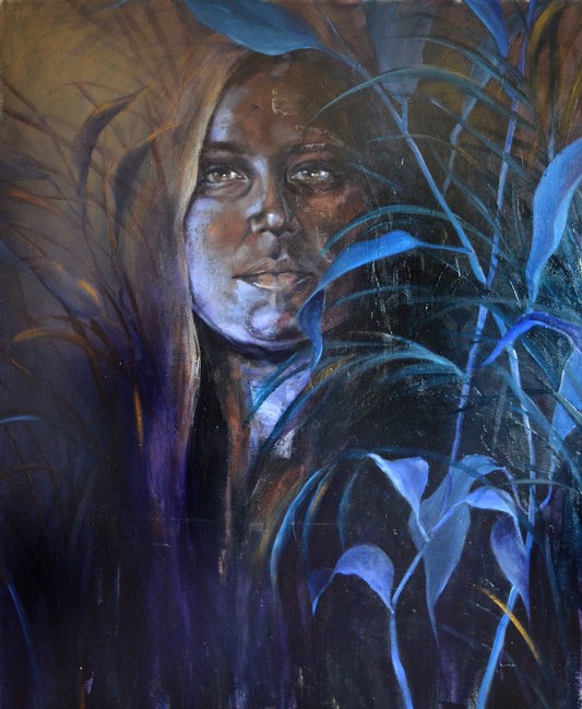 Black Rose Caelyn Robertson Paintings JULIE MILLER AFRICAN CONTEMPORARY