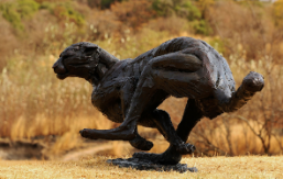Cheetah (Lifesize) Brandon Borgelt Sculpture JULIE MILLER AFRICAN CONTEMPORARY