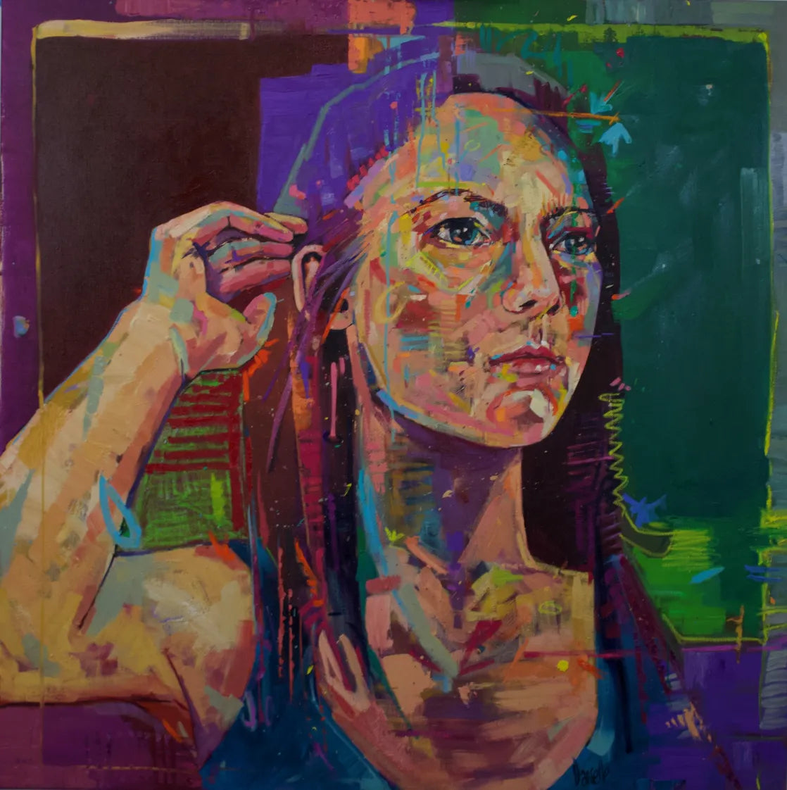 Posture II Danielle Hewlett Paintings JULIE MILLER AFRICAN CONTEMPORARY