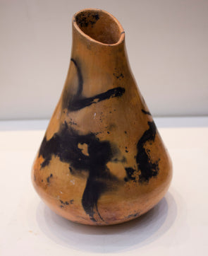 Small Burnished Handcoiled Terracotta Earthenware Karin Abedian Functional Art JULIE MILLER AFRICAN CONTEMPORARY