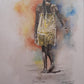Yellow Dress Lehlohonolo Dhlamini Paintings JULIE MILLER AFRICAN CONTEMPORARY