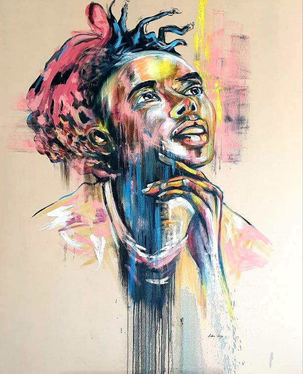 Thandi Lillian Gray Paintings JULIE MILLER AFRICAN CONTEMPORARY