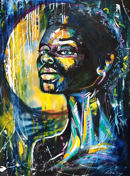 Audacia - Taking The World By Storm With Afrofuturism Lillian Gray Paintings JULIE MILLER AFRICAN CONTEMPORARY