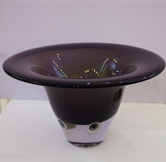 Dark Vase With Circles Maxi Pretorius Functional Art JULIE MILLER AFRICAN CONTEMPORARY