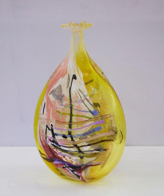 Vase (Yellow) Maxi Pretorius Functional Art JULIE MILLER AFRICAN CONTEMPORARY
