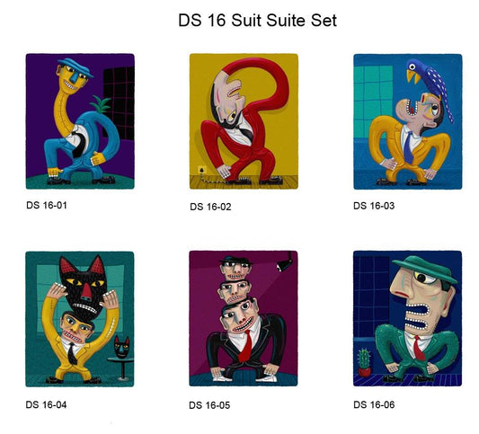 Suit Suite (Set Of 6) Norman Catherine Collectible Prints JULIE MILLER AFRICAN CONTEMPORARY