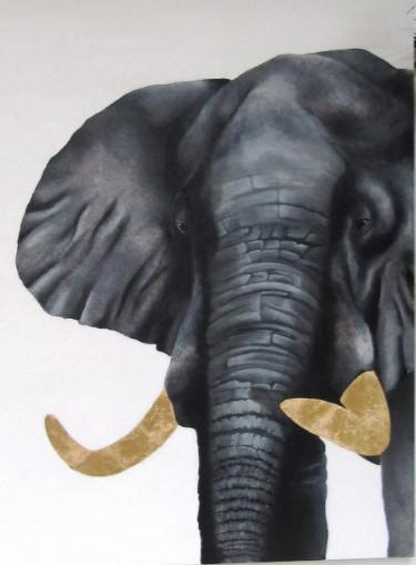 Elephant Paul Kneen Paintings JULIE MILLER AFRICAN CONTEMPORARY