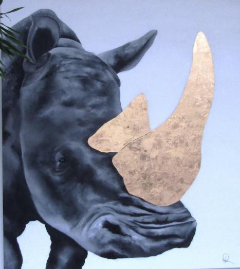 Rhino Paul Kneen Paintings JULIE MILLER AFRICAN CONTEMPORARY