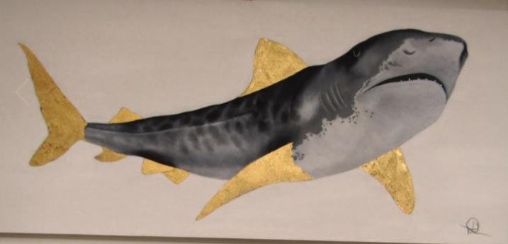 Shark Paul Kneen Paintings JULIE MILLER AFRICAN CONTEMPORARY