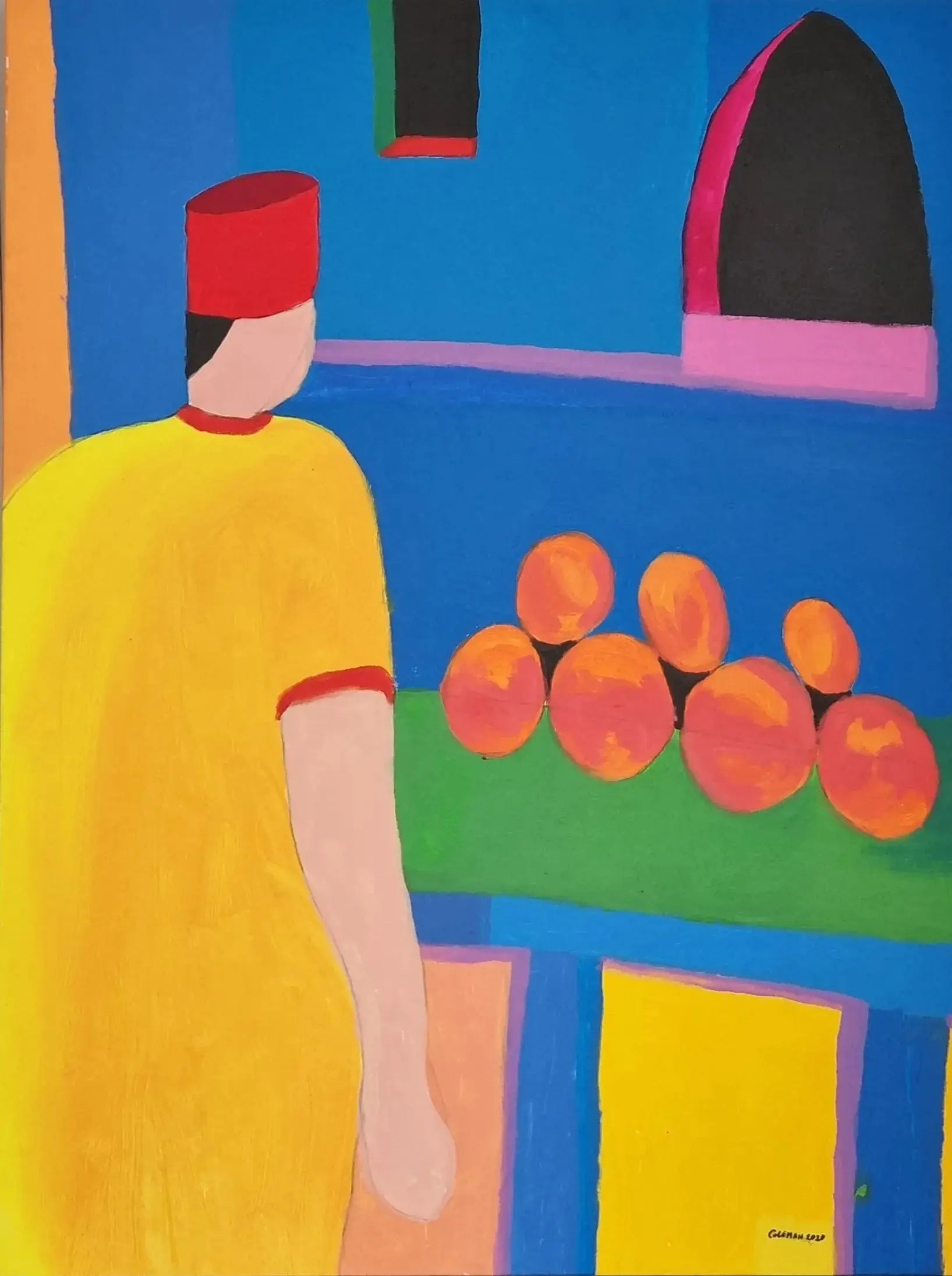 Selling Fruit, Zanzibar Trevor Coleman Paintings JULIE MILLER AFRICAN CONTEMPORARY
