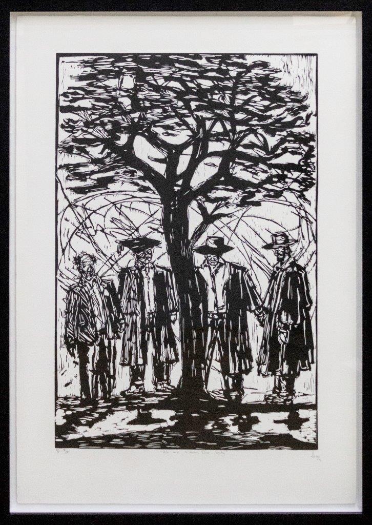 We Are A Team, One Body Senzo Shabangu Collectible Prints JULIE MILLER AFRICAN CONTEMPORARY