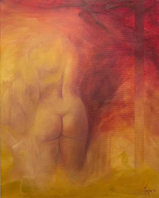 Nude 3 Sheila Jarzin Paintings JULIE MILLER AFRICAN CONTEMPORARY