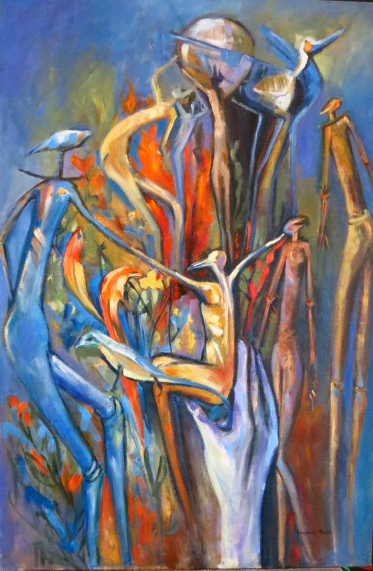 Tree Of Love Stephanie Bester Paintings JULIE MILLER AFRICAN CONTEMPORARY