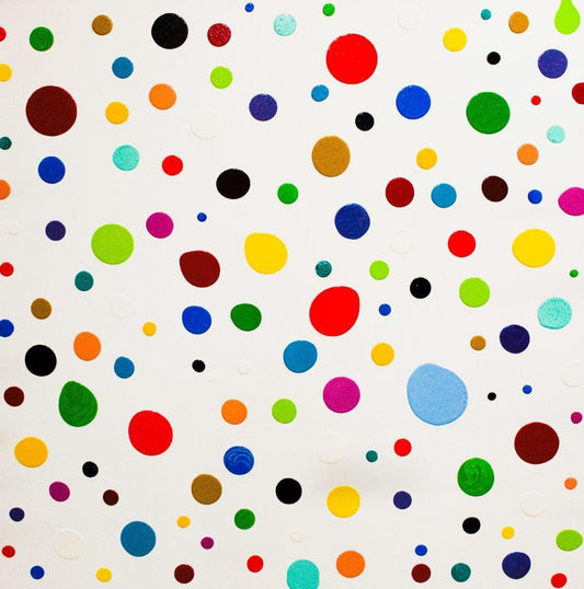 New Large Atom Dots 1 Tay Dall Paintings JULIE MILLER AFRICAN CONTEMPORARY