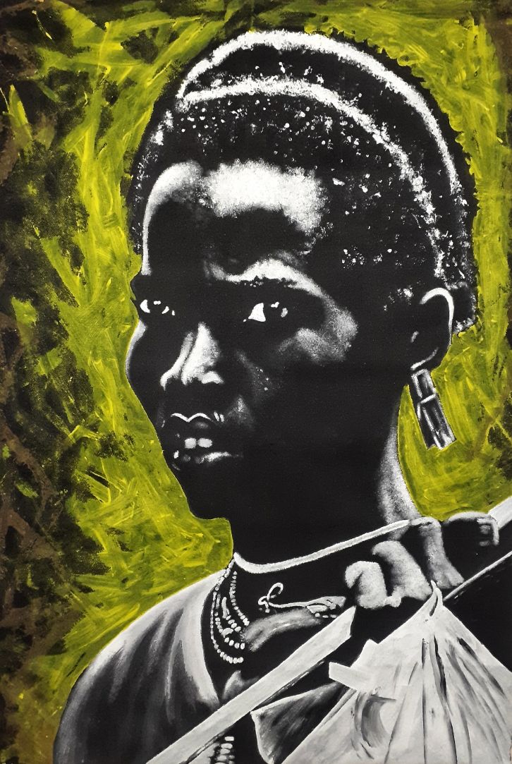 Mkabayi Kajama Thamsanga mfuphi Paintings JULIE MILLER AFRICAN CONTEMPORARY