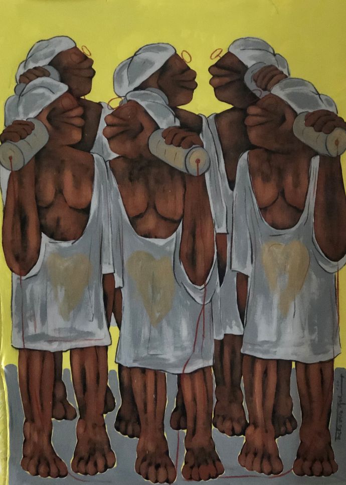 A New Mode Of Communicating Thokozani Madonsela Paintings JULIE MILLER AFRICAN CONTEMPORARY
