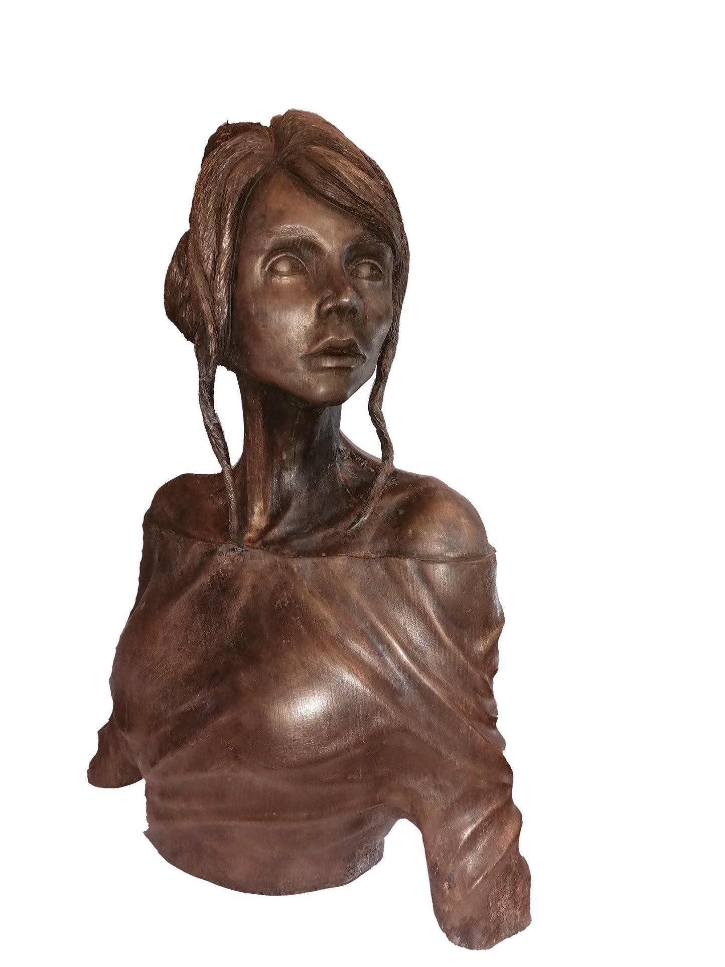 The Girl Behind The Window -Resin 2020 Andries Visser Sculpture JULIE MILLER AFRICAN CONTEMPORARY